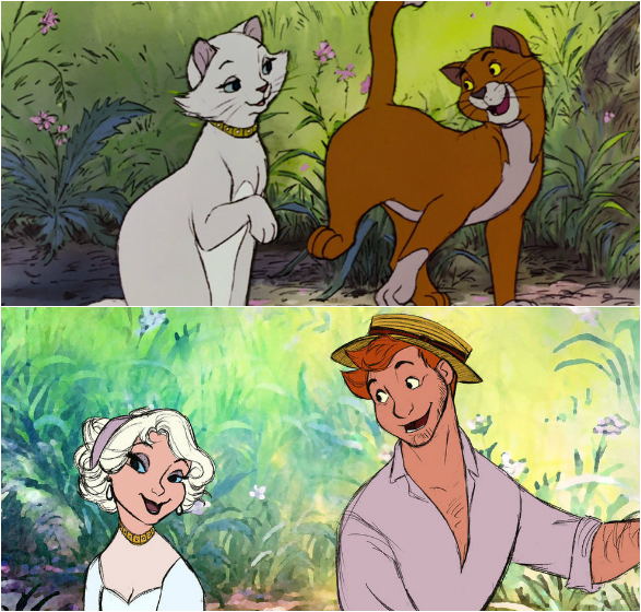 Duchess & Thomas O'Malley (Aristocats)