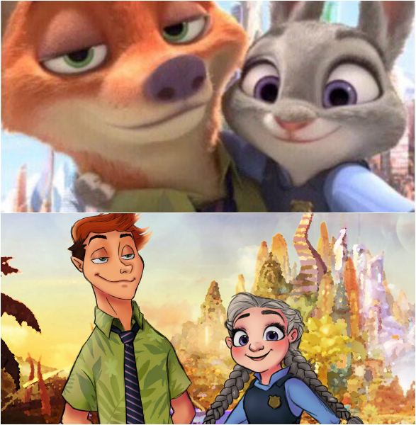 Nick & Judy (Zootopia)