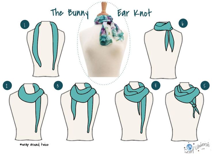 How To Tie The Ascot Knot Illustrated And Scarf Knots, Ways To Tie ...