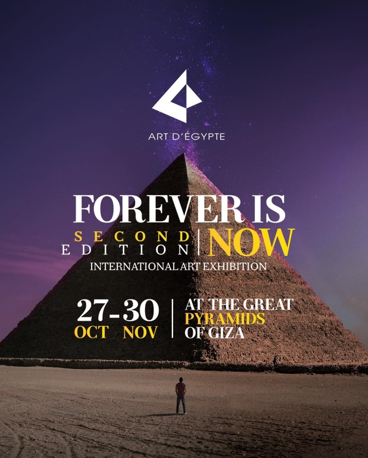 Forever Is Now Exhibition at the Pyramids of Giza Cairo Gossip