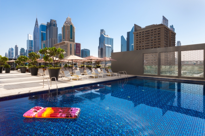 rove city walk dubai pool